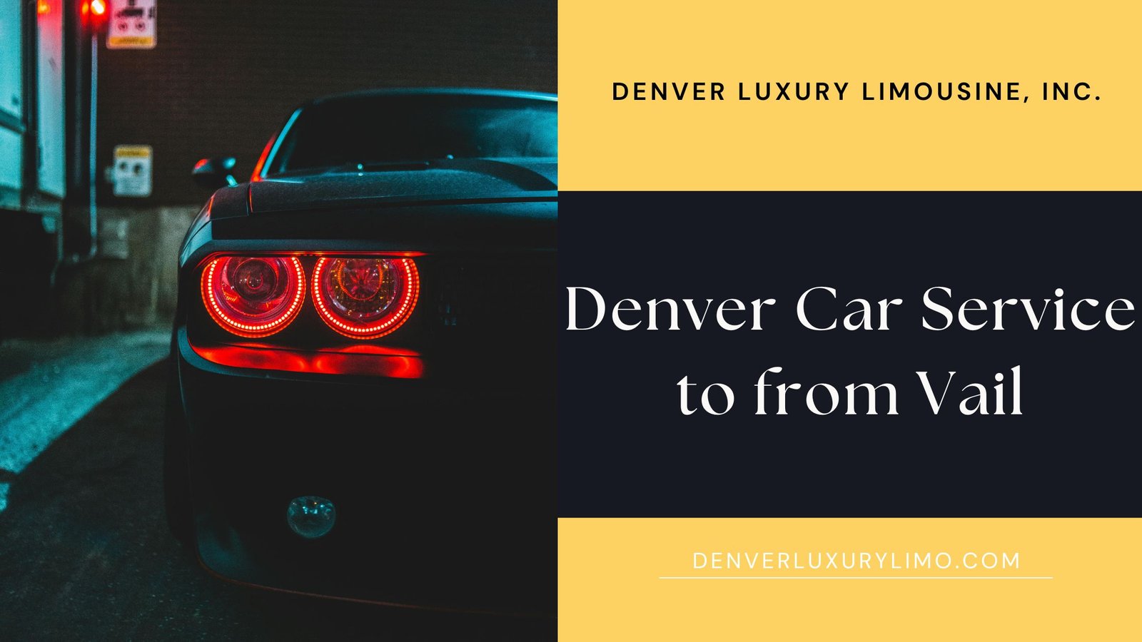 Enjoy a Seamless Journey to Vail with Denver Luxury Limousine, Inc.