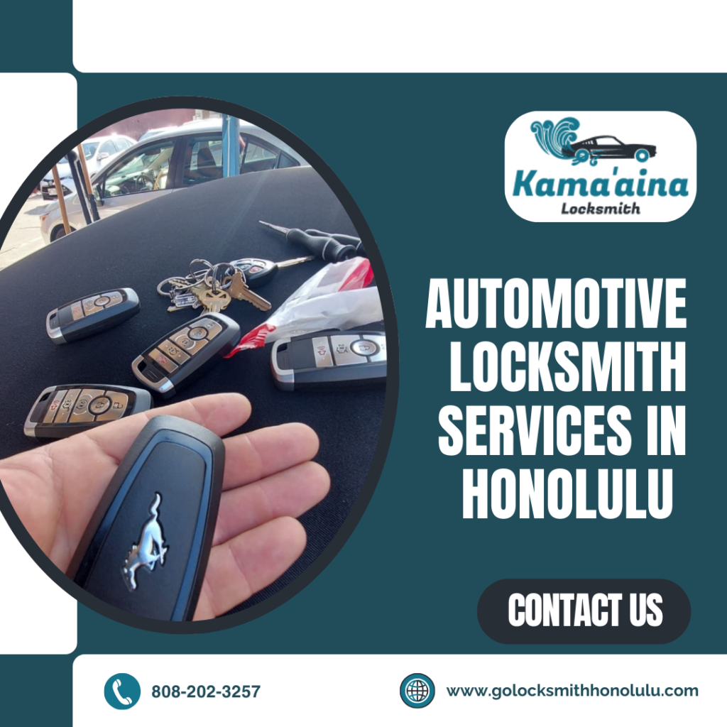 Honolulu Automotive Locksmith Services